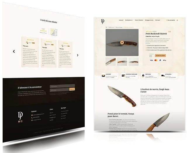 Création de site e-commerce sur mesure par SWSM Studio