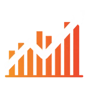 Graphique de croissance symbolisant l'investissement